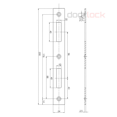 Запорная планка Гардиан PROFI 11.24