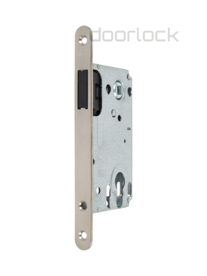 Замок дверной магнитный  Doorlock DL441M/С/50/85/18/SN, цилиндровый, матовый никель