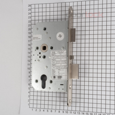 Замок дверной огнестойкий соленоидный ECO SCHULTE GBS 90F 03, антипаник,  нержавеющая сталь